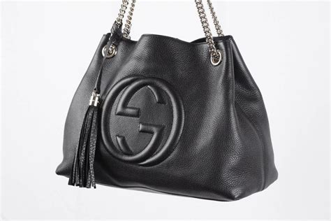 gucci logo black|gucci black logo bags.